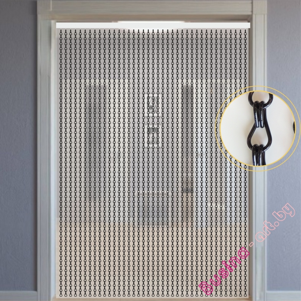 Металлические шторы из цепочек