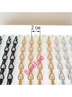 Металлические шторы из цепочек