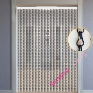 Металлические шторы из цепочек