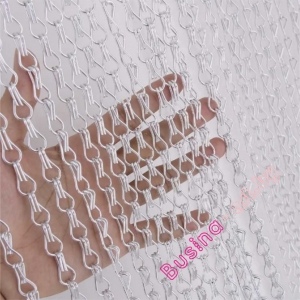 Металлические шторы из цепочек