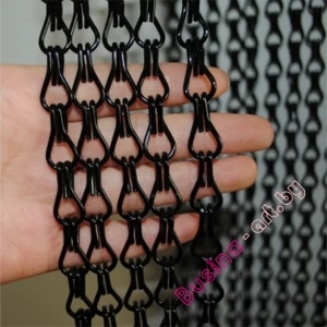 Металлические шторы из цепочек